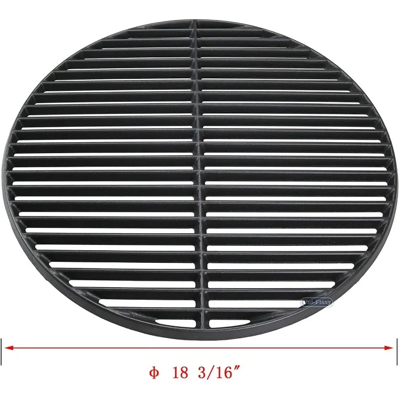 C6999A(1-Pack) 18 3/16 inches Cast Iron Cooking Grid Grates Replacement for Big Green Egg Large Vision Grill VGKSS