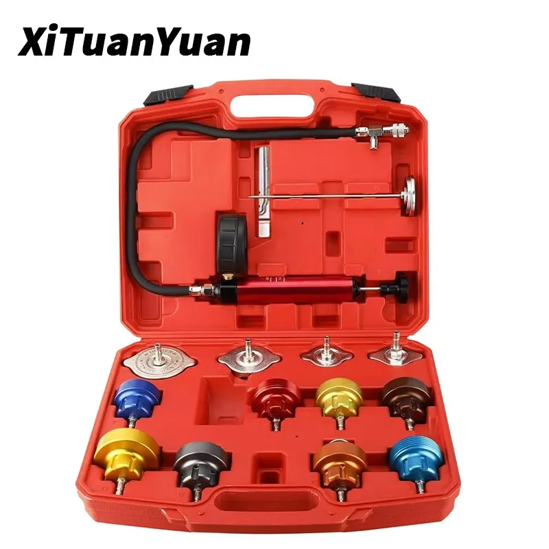 

Water Tank Leak Detection Detector Tool Radiator Pressure Tester Vacuum Type Cooling System Test Car water tank pressure gauge