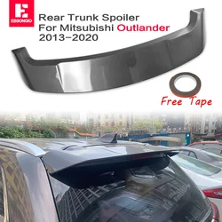 High Quality ABS Plastic Unpainted Color Rear Roof Spoiler Tail Trunk Boot Lip Wing For Mitsubishi Outlander 2013-2020
