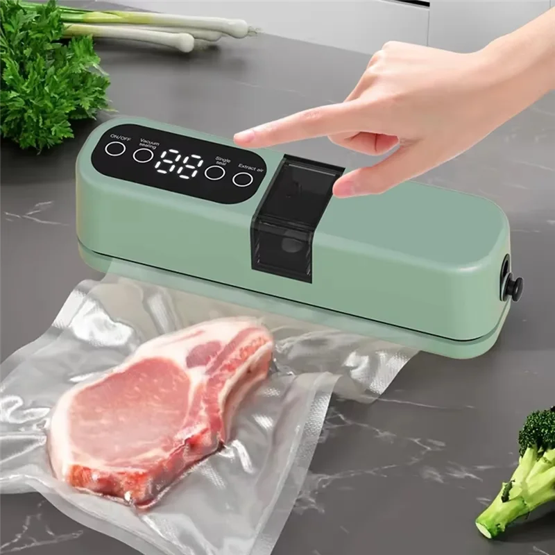 A15Q-Mini Wireless Automatic Vacuum Sealer Portable Home Use Small Food Packaging Plastic Sealer Machine