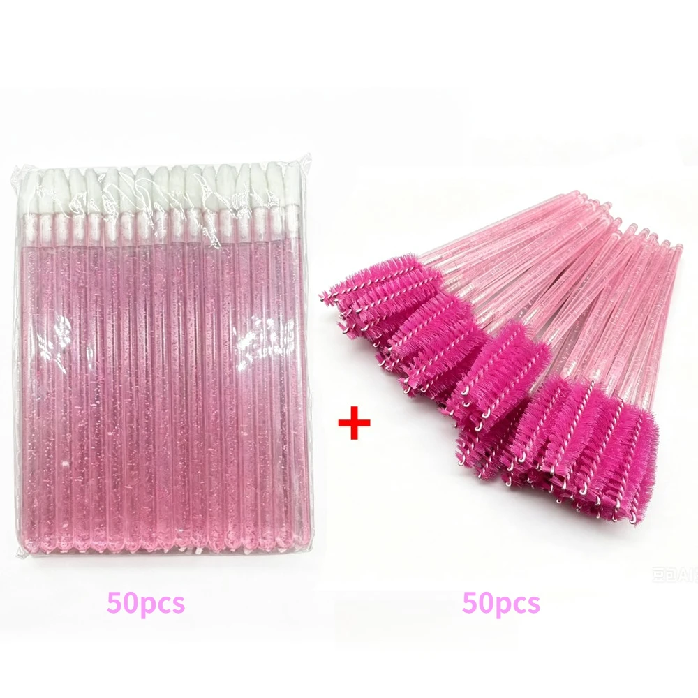Applicator Lash Extension Set Wands Mascara Brushes Lip 50/100PCS Disposable EyelashesFor Eyebrow Eye Wholesale Makeup Tool