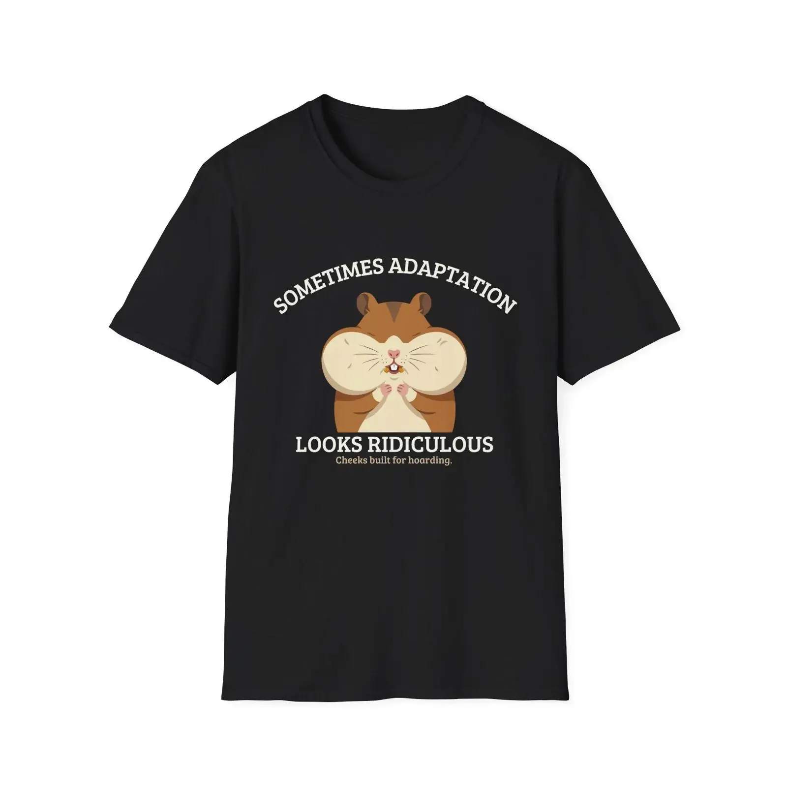 Chipmunk T Shirt Funny Wildlife Adaptation Nature Lover  vintage Washed streetwear homme Unisex Slightly Breathable graphic