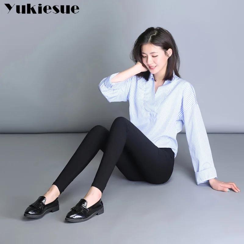 2025 Vintage Mom Fit High Waist Jeans Elastic Femme Women Washed Blue Denim Skinny Jeans Classic Pencil Pants clothe 5xl 6xl