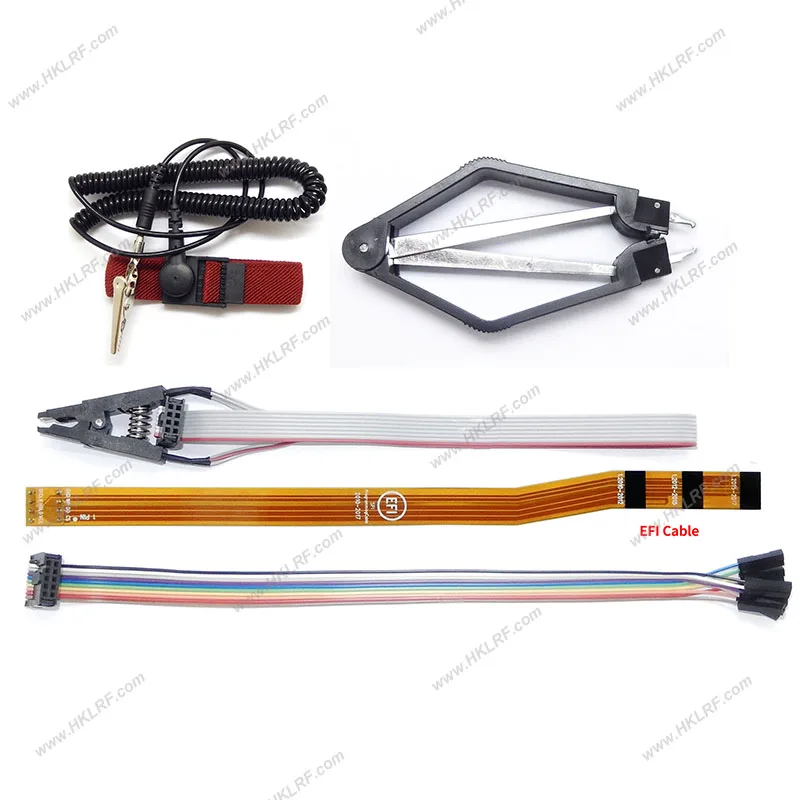 In stock XGecu T76 Universal Programmer +14 Adapters SOP8 PLCC20 & SPI SAM EFI Ribbon Cable ROM Debug Connector Tool