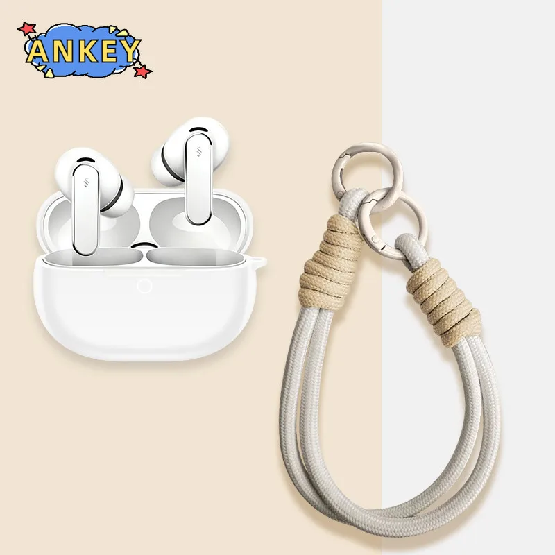 for HuaWei FreeBuds Pro5 Protective Case Lanyard Soft Cover Shells Washable Housing Anti Dust Sleeve Hand Rope Strap Accessories