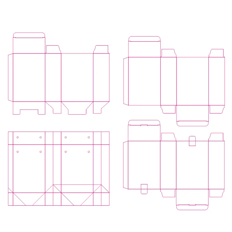 Paper Box Custom Design Carton Cutter Cutting Die Wrap Package Punch Mold Tool Handcraft Bag for gift Packing