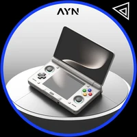Consola de juegos AYN Thor, 6 pulgadas, 1080P, 120Hz, pantalla AMOLED, 6000mAh, consola portátil Android, máquina de juego con tapa de pantalla Dual