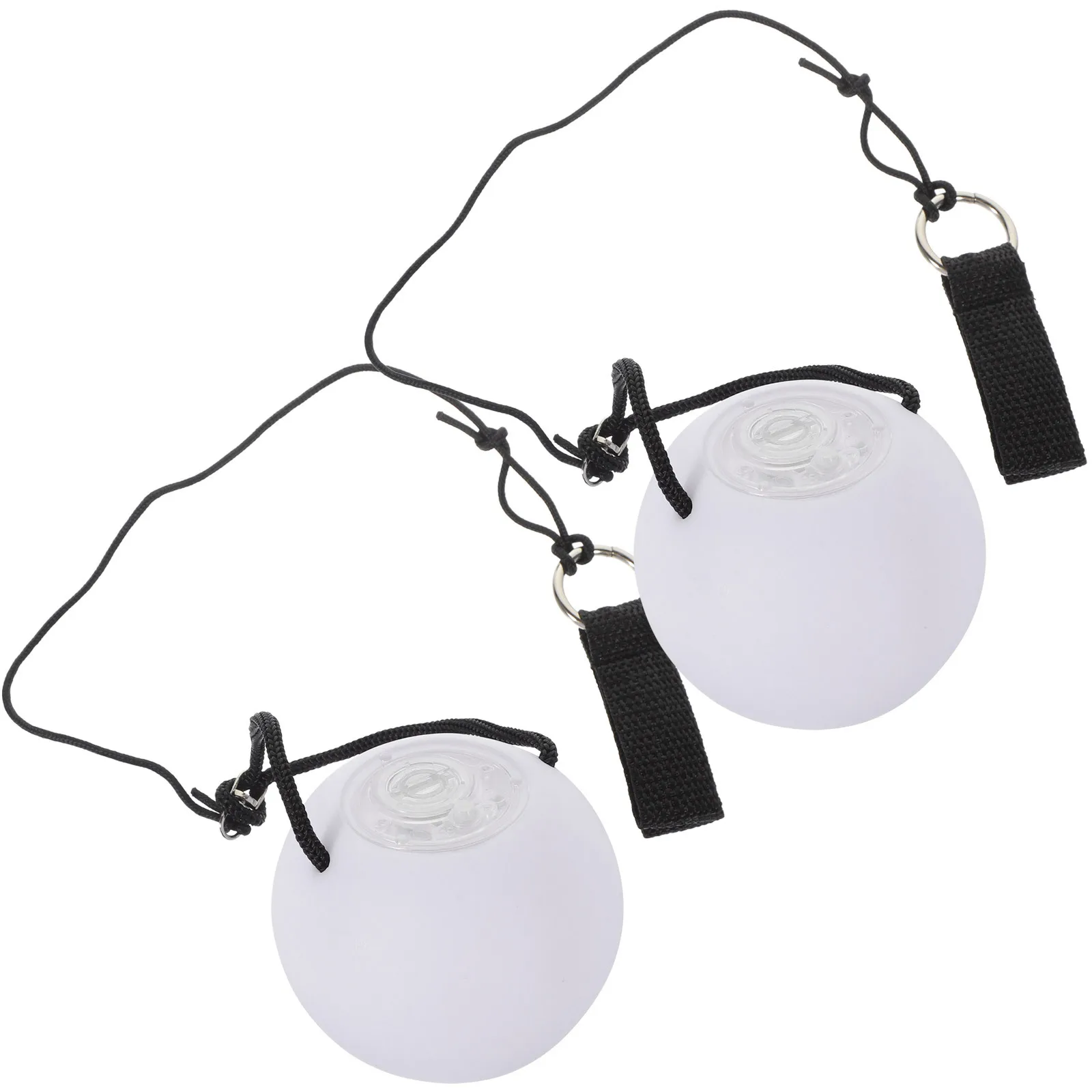 2 Stuks Lichtgevende Led Jongleren Ballen Glow Dark Light Up Bol Stuiterende Leuk Speelgoed Spel Voor Nacht Spelen Vinyl Gloeiende entertainment