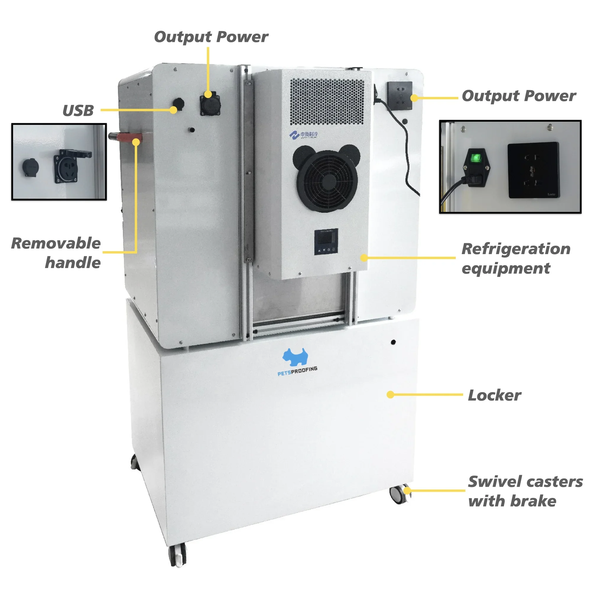 متعددة الوظائف 304 الفولاذ المقاوم للصدأ المعدات الطبية البيطرية CPV MRI أدوات قفص غرفة المرضى رعاية الكلاب