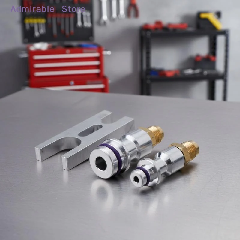 [W]Auto AC Hose Connector Leak Test Plug Stopper Wear Resistant Reliable Air Conditioner Maintenance Tool for DIY Car Repair