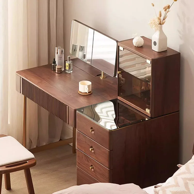 Organizador do quarto vaidade mesa sala de estar café europeu vaidade computador feminino comoda pra quarto móveis pós-modernos