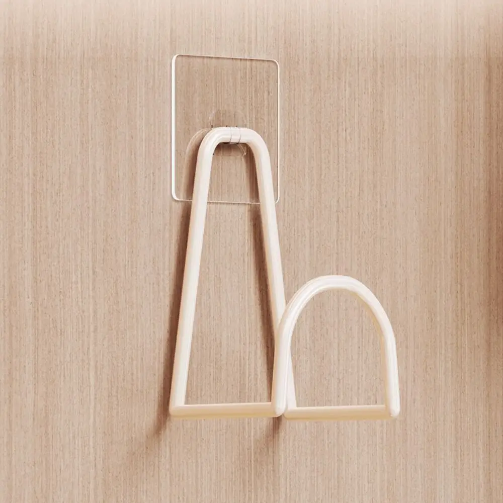 Wall-Mounted Badminton Racket Rack Punch Free Metal Tennis Racket Shelf Adhesive Pickleball Rackets Wall Holder