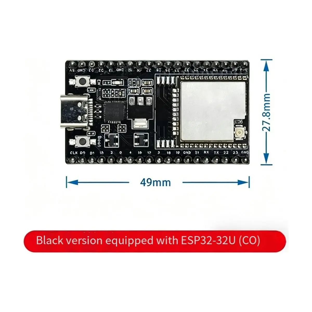 -32U DevKitC Development Board with Port -32U Wifi Module USB Type-C 38PIN -32U Moudle