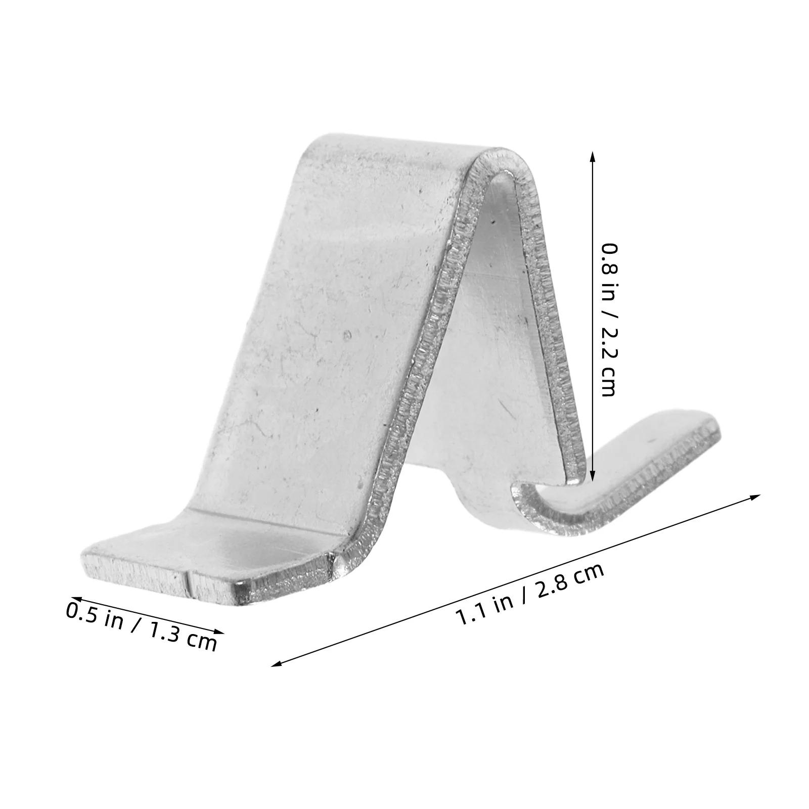 Clip per mensola per armadio da 10 pezzi Supporti metallici per vetrine per armadi Superficie liscia ad alta resistenza Clip per mensola per armadio facile da montare