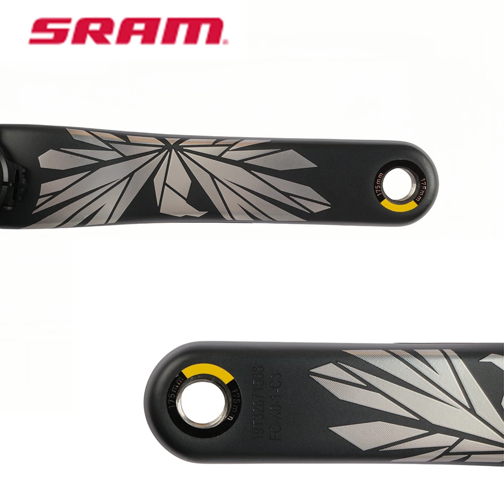 SRAM X01 Eagle DUB Kurbelgarnitur Carbon-Kurbelarm Mountainbike-Kettenblatt 175mm 34T – Detail 4