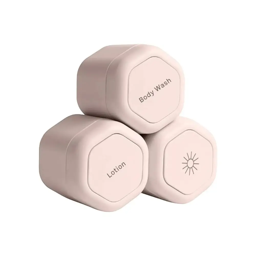 

3Pcs Empty Sample Jars Travel Containers Leak Proof Refillable Magnetic Travel Capsules Magnetic with Lids Makeup Pot Jar
