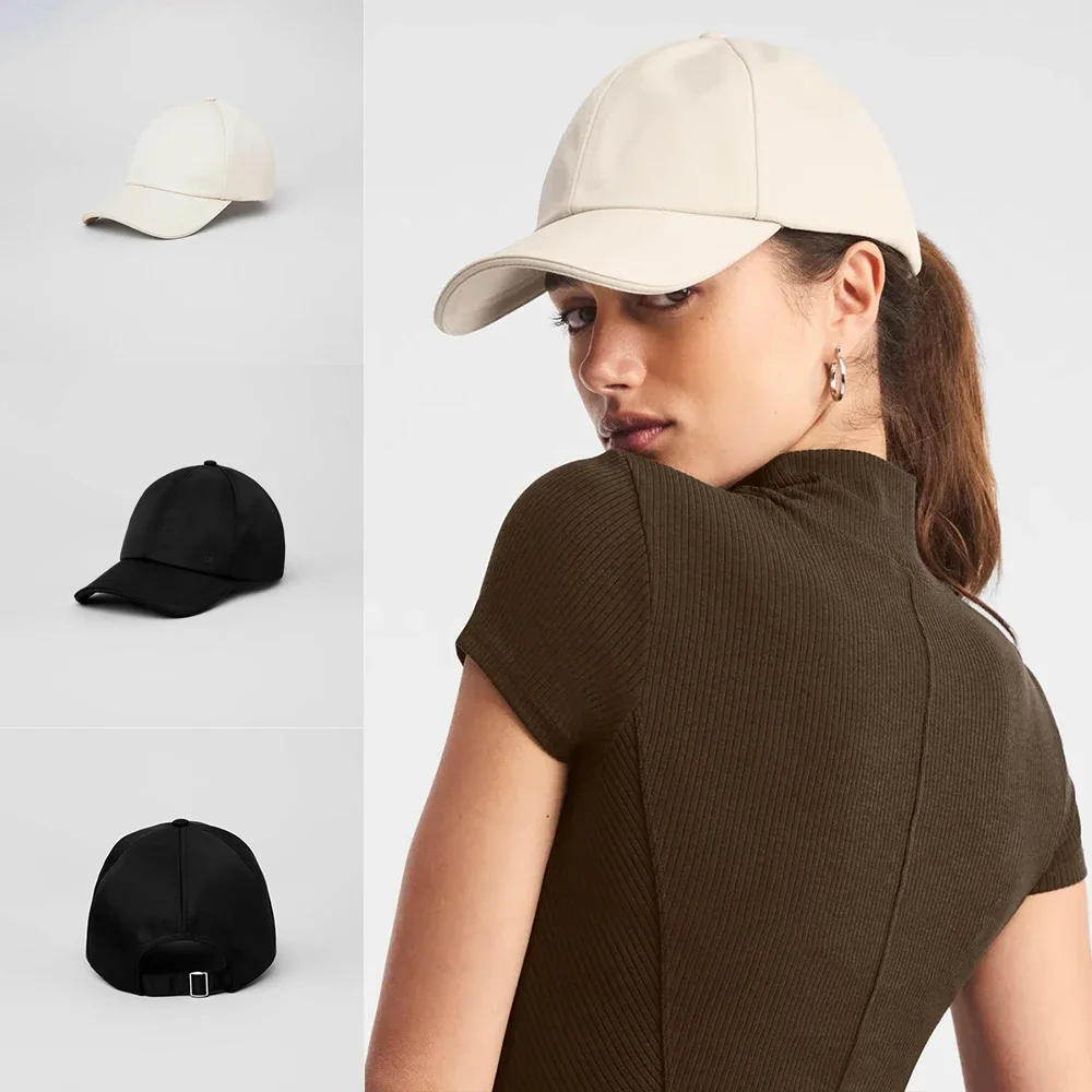 

Satin Off-Duty Cap Spring Summer Outdoor Sport Baseball Cap Quick Drying Hat Unisex Waterproof Breathable Cap hat Sun Protection