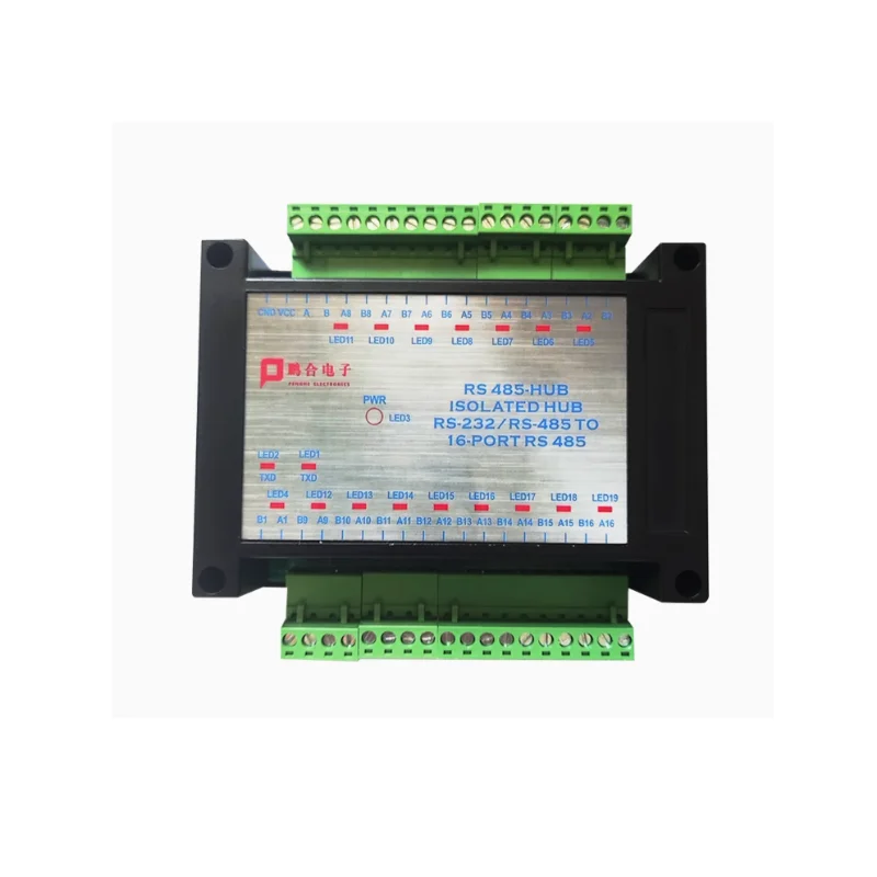 485 hub 16 channel RS485 distributor sharer 1/16 industrial grade optoelectronic isolation relay