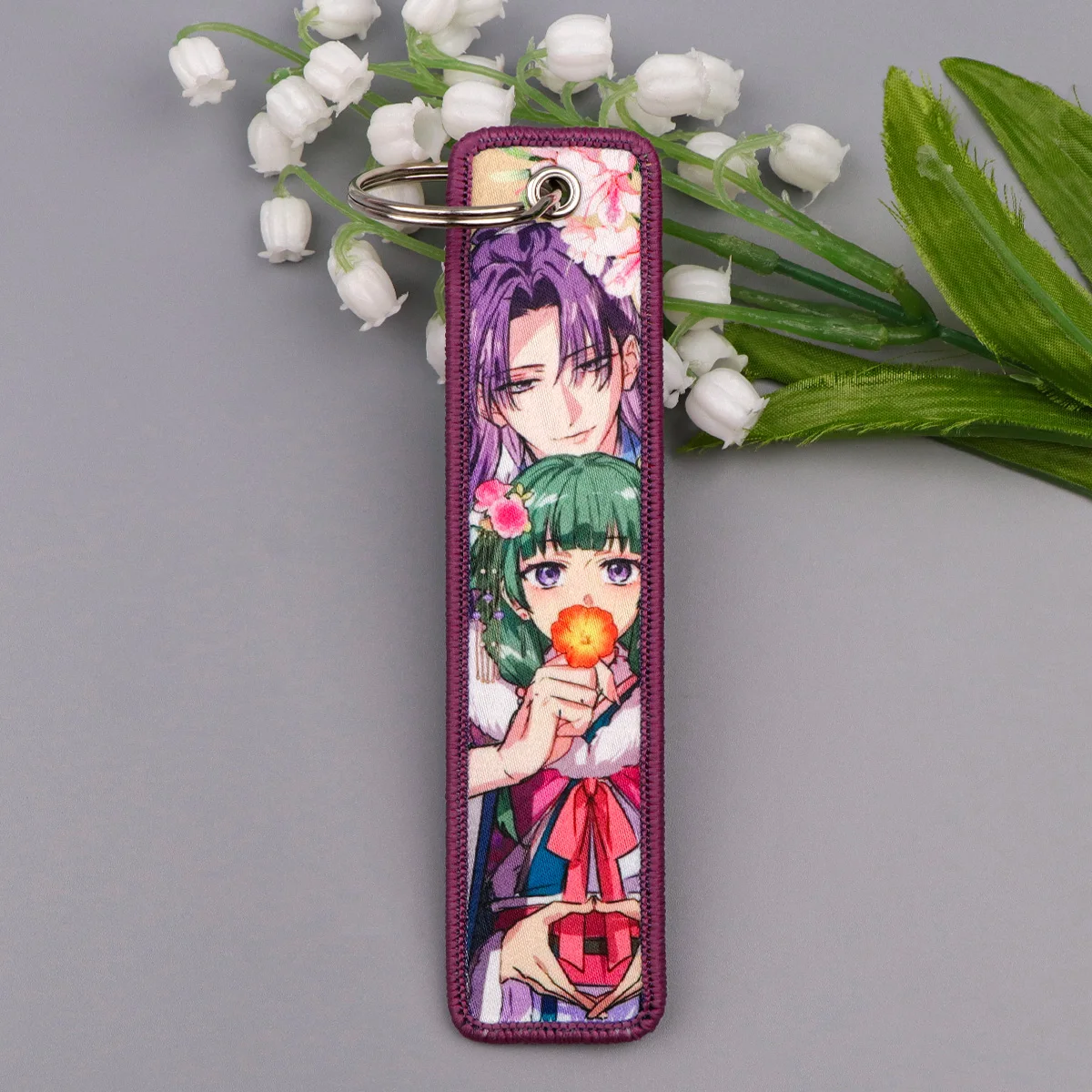 Lindo Llavero de Personajes de Anime para Parejas, Llavero de Dibujos Animados MAOMAO, Correa para Mochila, Soporte para Bolsa, Colección, Decoración, Regalo