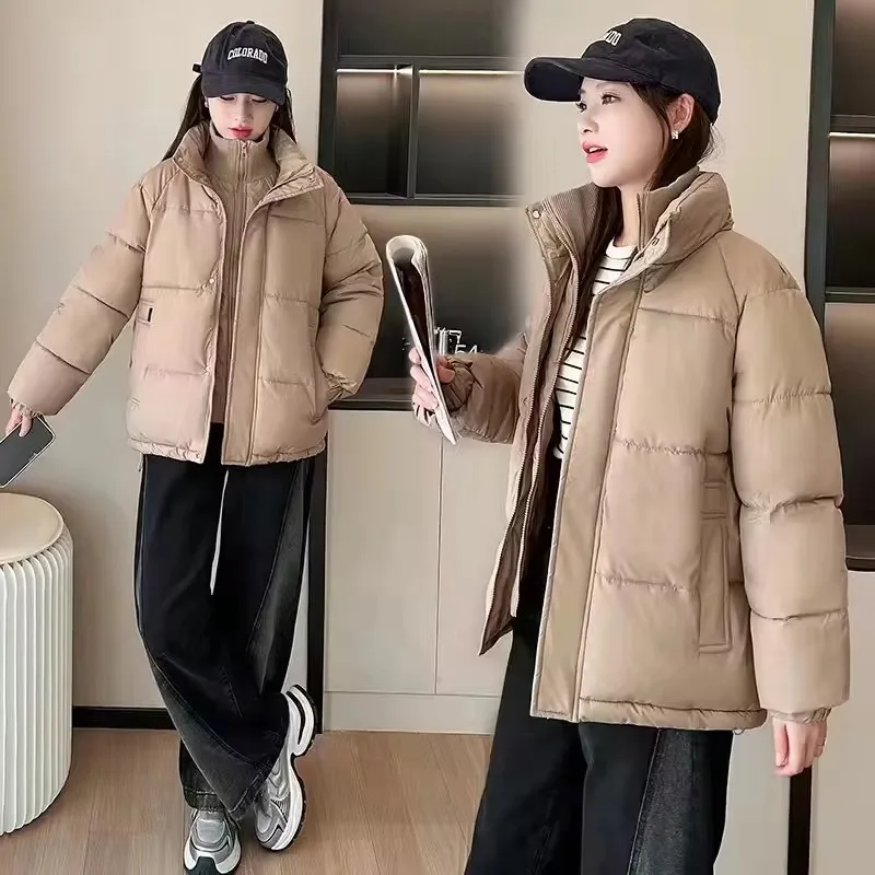 2025New hiver femmes veste Parkas femme vers le bas coton pardessus épais chaud faux deux pièces coton vestes femme vêtements d'extérieur décontractés