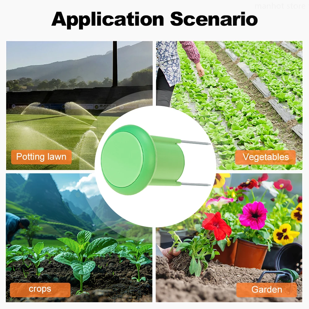 Умный измеритель влажности почвы Tuya Smart Zigbee3.0, прибор для измерения температуры и влажности, монитор для растений, детектор IP66 для садовых посадок