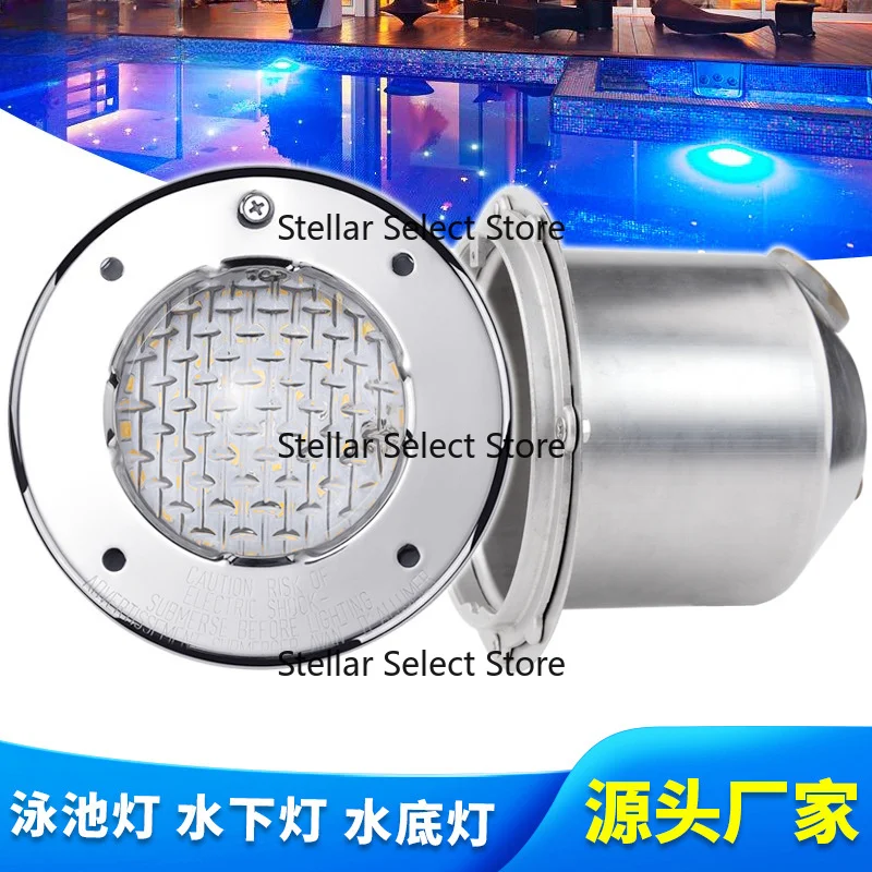 RGB Remote-Controlled Swimming Pool Lights Ice Blue Underwater Light App-Controlled New Model for the Brazilian Market