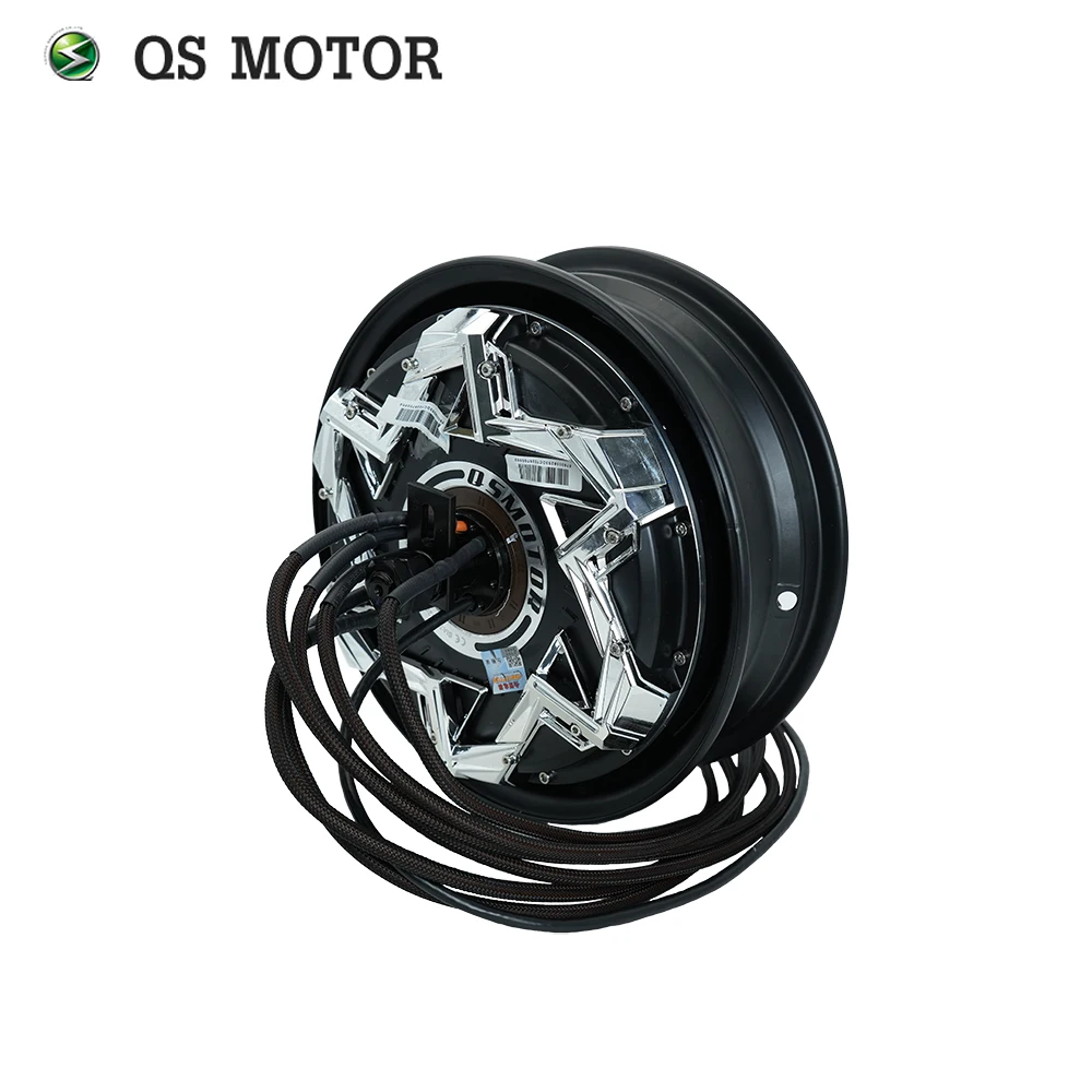QSMOTOR 12*3.5 Inch QS260 70H V4 12000W 72V BLDC Hub Motor Wind Racing Edition For Electric Scooter