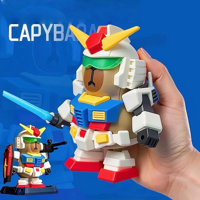 

Новые настольные фигурки Capibara Rx-78-2 для игр, гном, магнитные декоративные фигурки капибары, игрушки, подарки, игрушки