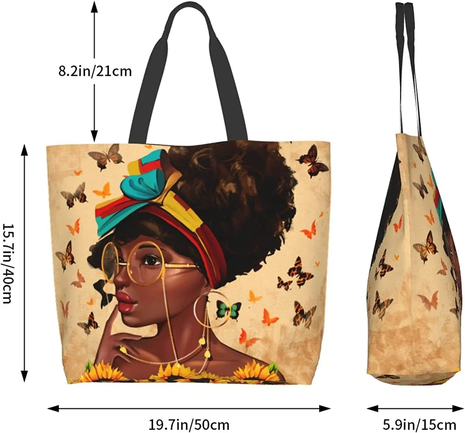 Girl In Denim Jacket Shoulder Bag 3d Printed Tote Bag Shopping Bag Canvas Tote Bag For Womans
