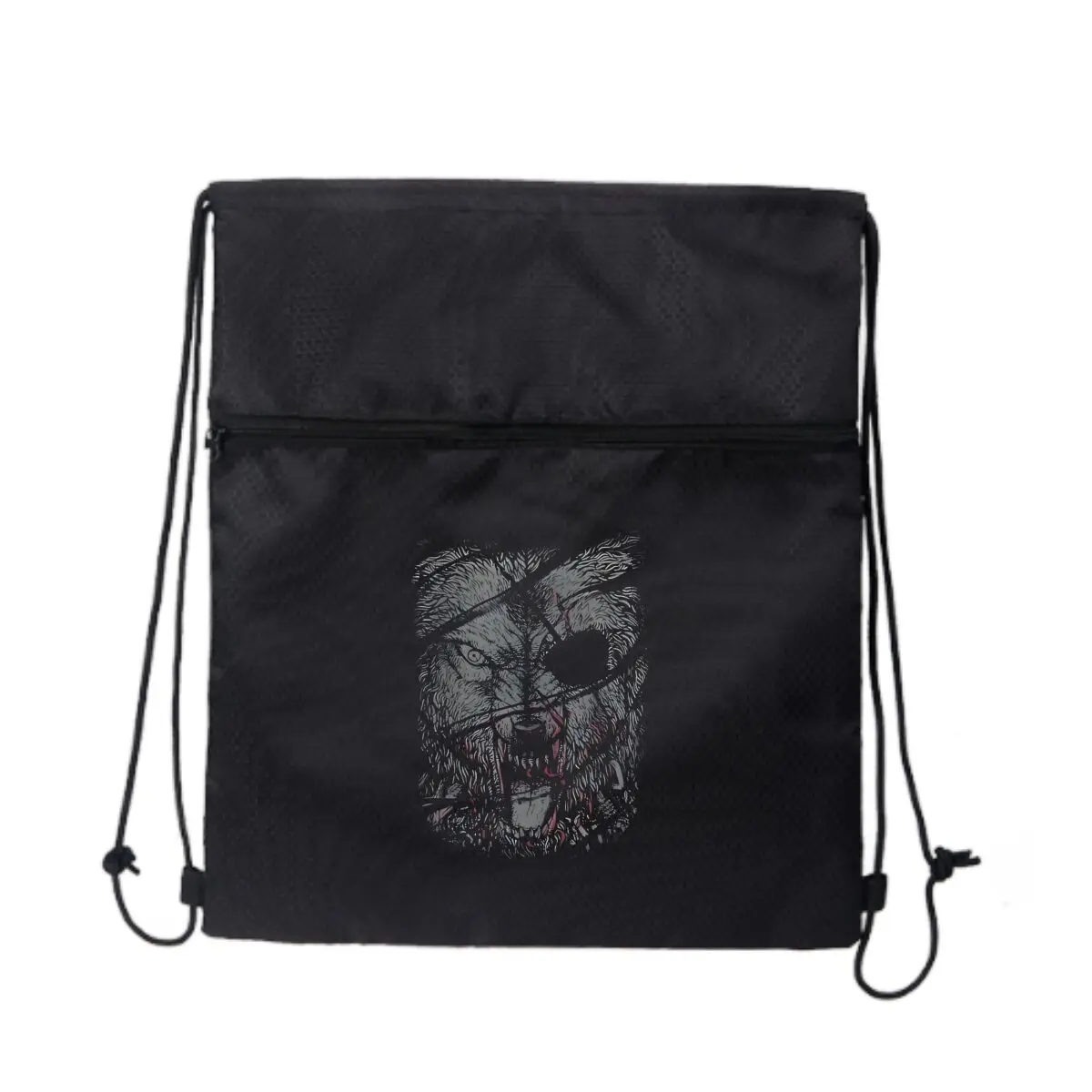 

Рюкзак Wolf Silhouette Grunge Art на шнурке — легкий, стильный и просторный — идеально подходит для повседневного использования