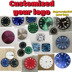 Customized Watch Dial Case Crown Logo Create Own Logo Engrave Print Your Logo