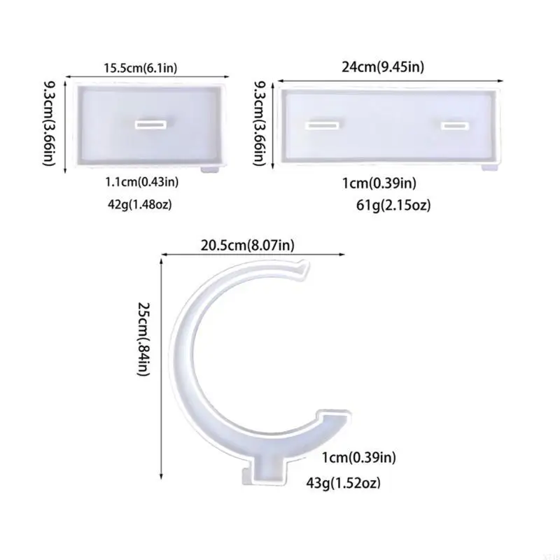  Jewelry Display Stand Mold with Crystal Droplet Practical Storage Rack Moulds