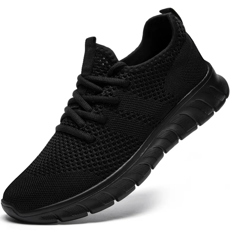 

Fujeak Men Casual Sport Shoes Light Sneakers White Outdoor Breathable Mesh Black Running Shoes Athletic Jogging Tennis Shoes