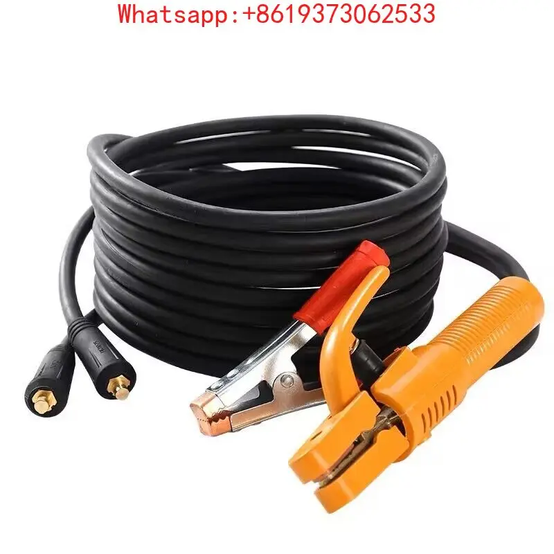 

Welding Machine Electrode Holder 5M Cable + Earth Clamp 3M Cable Groud Welding Earth Clamp Clip Set