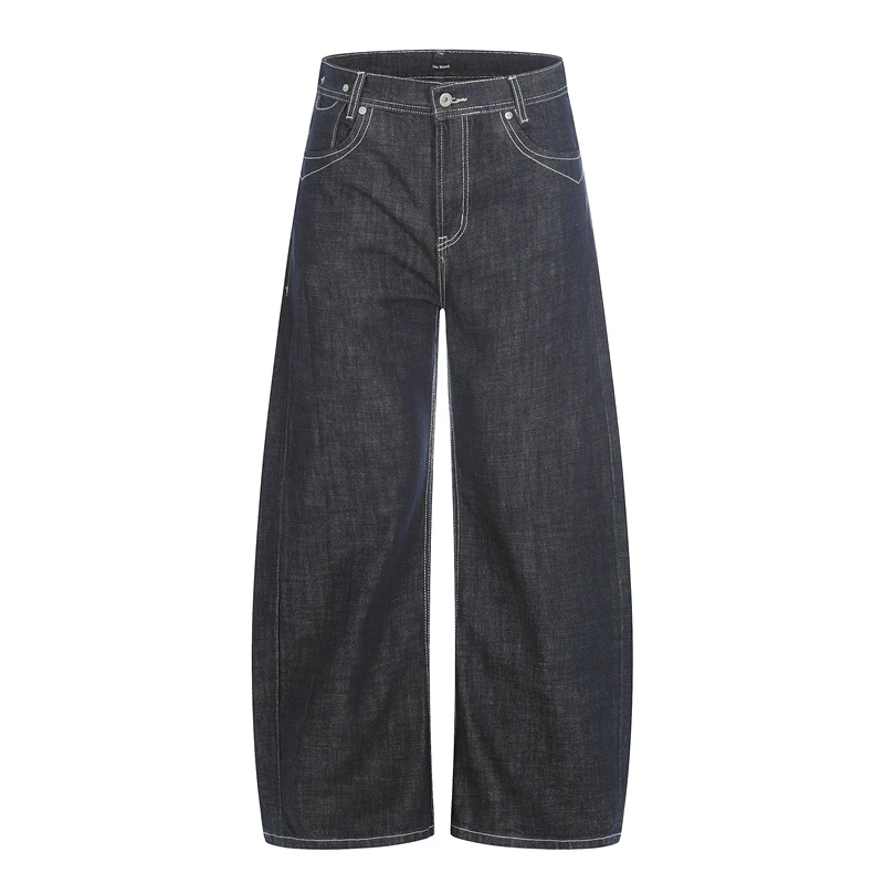 

Джинсы GXFortune American Decomposition унисекс, свободные повседневные брюки Cleanfit с зауженным кроем, средняя посадка, на молнии, однотонные, весна-осень