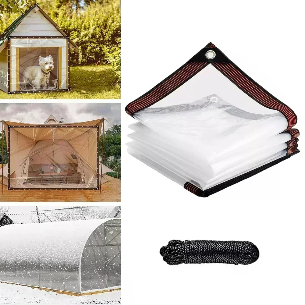 For Gardens For Greenhouses Outdoor Protection Heavy-Duty Tarp Outdoor Dining Reinforced Edges Rustproof Eyelets
