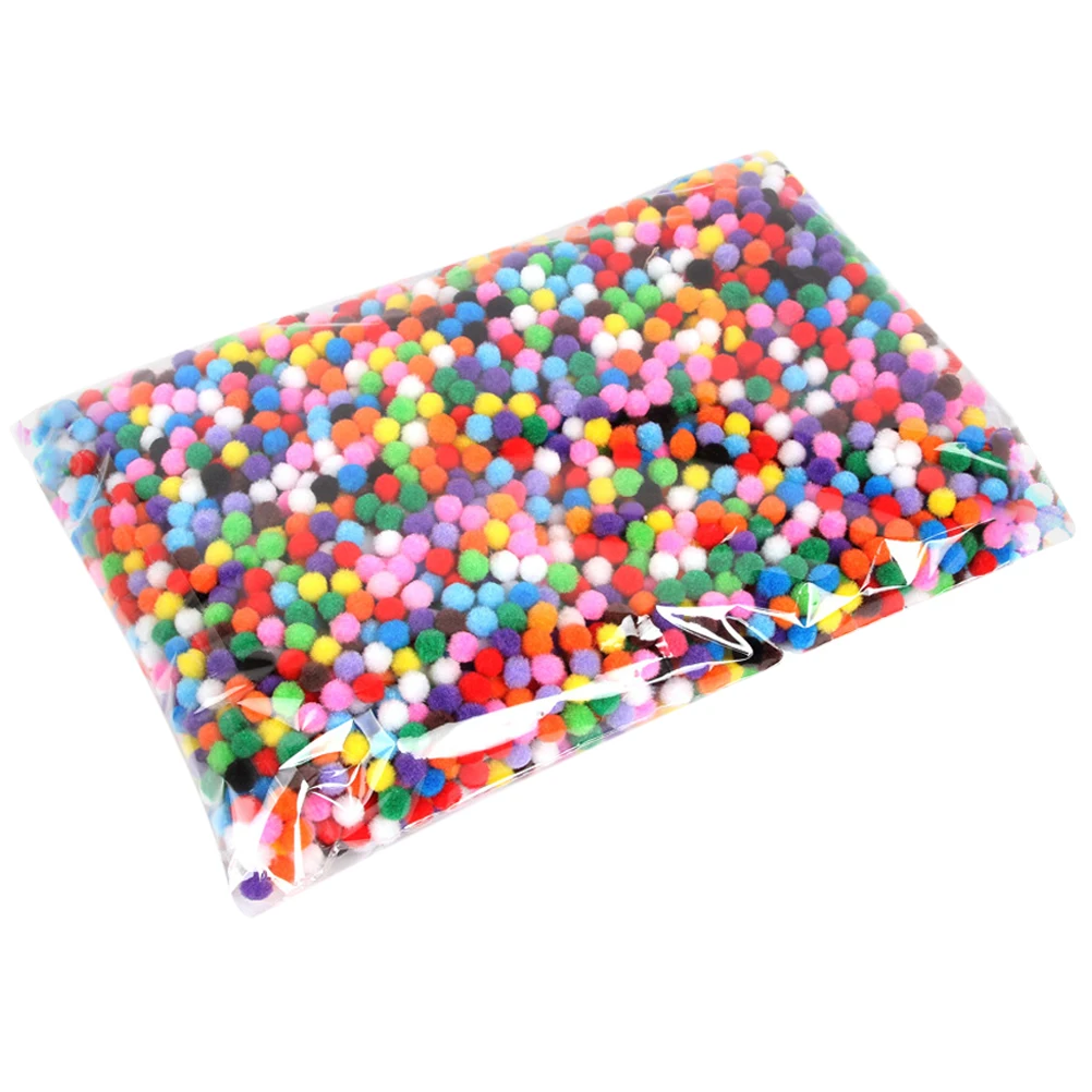 

1000 Pcs Colorful Ball Elastic Polyester DIY Material Costume Accessories Balls Craft Project