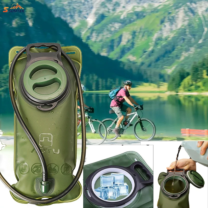 

Durable Water Bladder for Hiking Backpack Water Bladder - Lightweight for Outdoor Adventures,Hydration Essentials,Compact Design