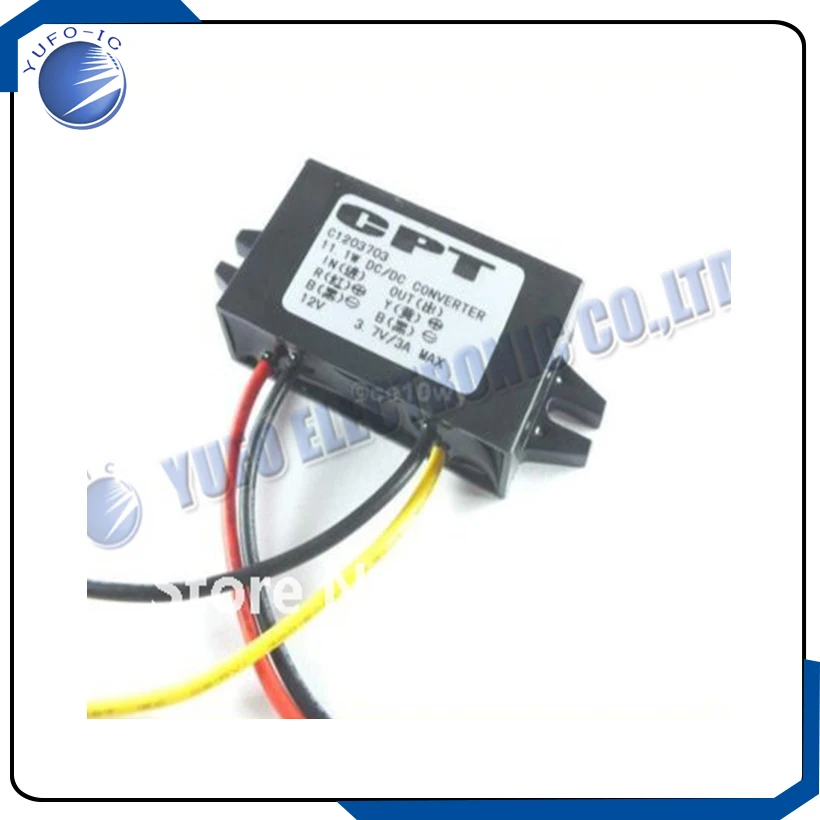 Envío Gratis fuente de alimentación de pantalla Led para coche 12V a 3,7 V 3A 11W DC-DC módulo convertidores de potencia
