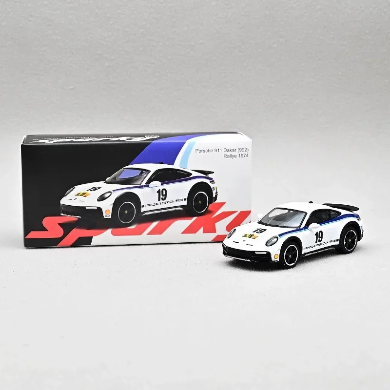スパーキー&ティニー 1/64 911 ダカール (992) ラリー 1974 合金おもちゃ自動車ダイキャストメタルモデルギフト
