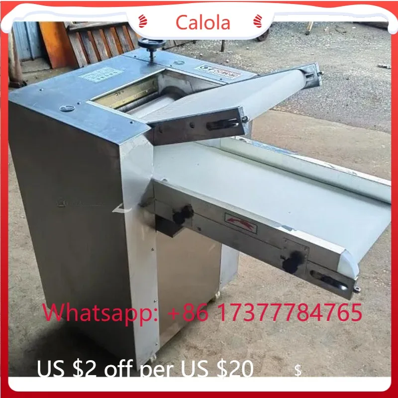 Commercial Full Automatic Dough Sheeter Pizza Dough Roller Pressing Machine for Restaurant