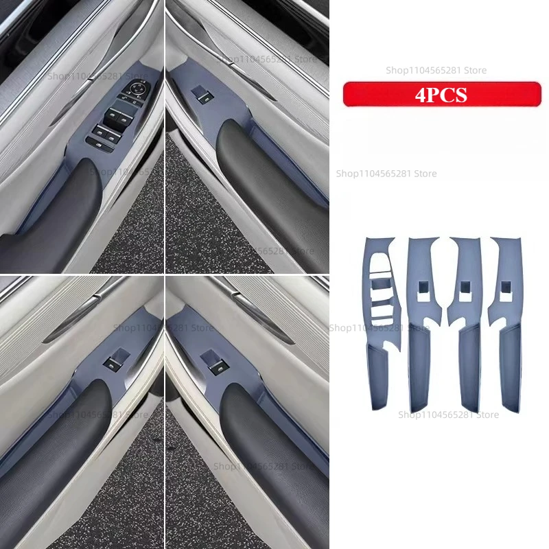 LHD For BYD Sealion 6 Byd Seal U 2024 2025 song plus Car Window Control Lift Switchs Panel Cover Silica Gel Sticker Accessories