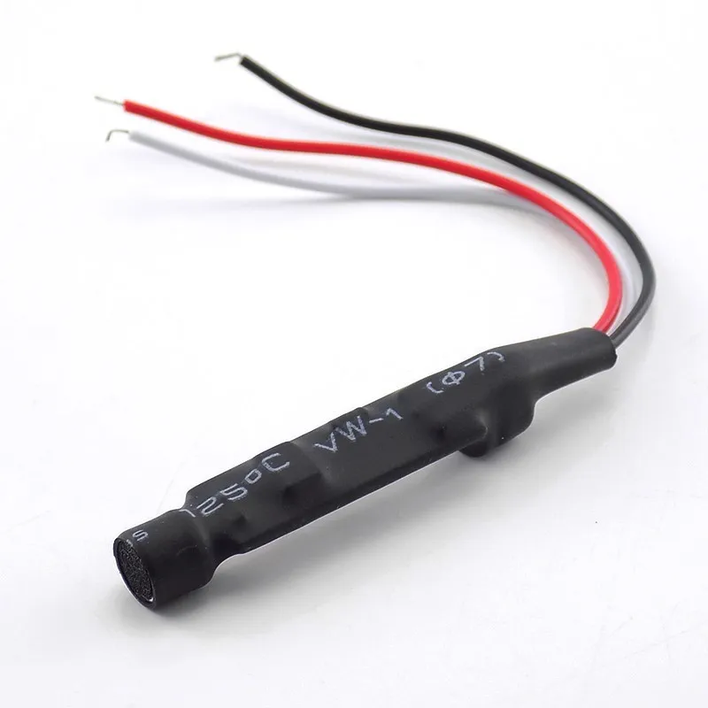 1/2/5pcs Sound Monitor Audio Mini Micro Audio System Pickup Device DC Power Cable Camera CCTV Microphone Surveillance Security