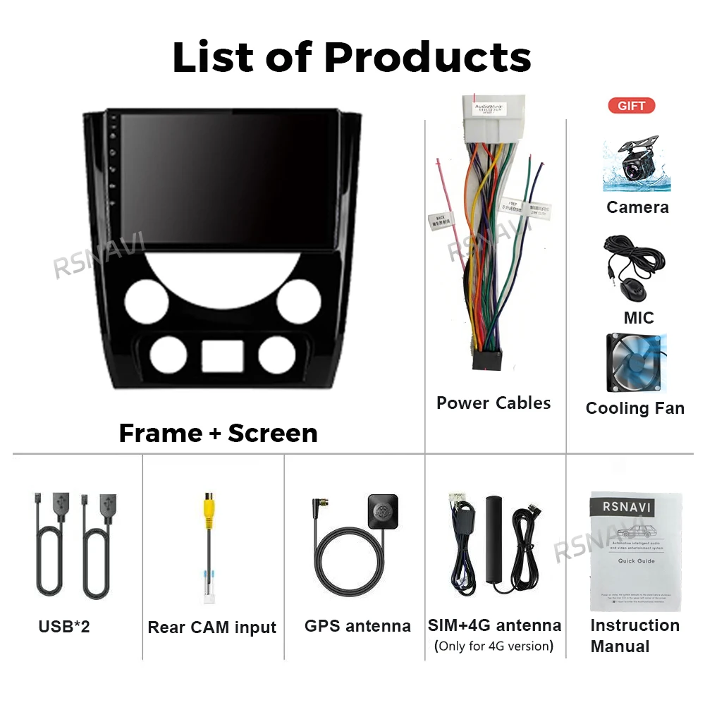 Android 16 For SsangYong Rexton Y290 III 3 2012-2017 2K QLED Android Car Radio Multimedia Video Player GPS Stereo CarPlay 4G Dsp