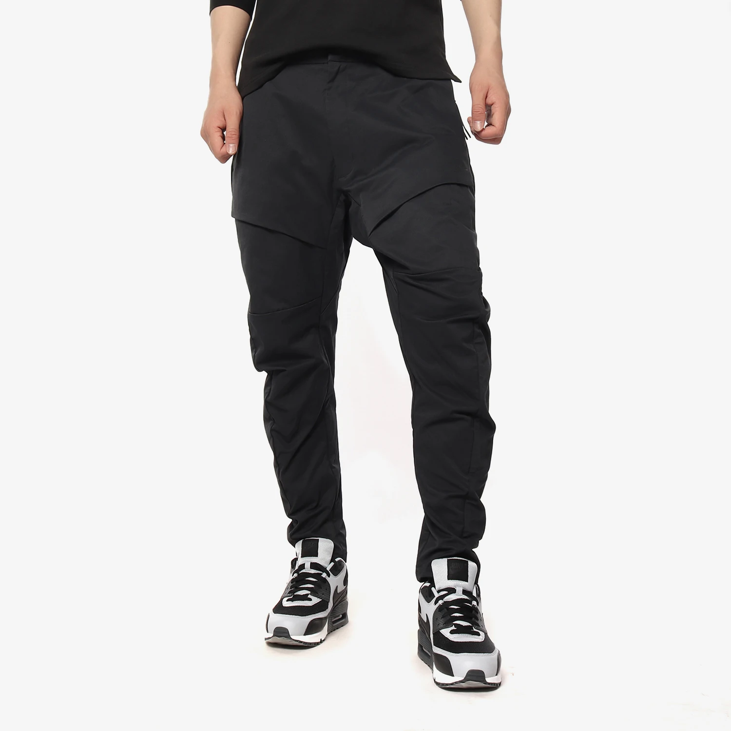 Nike Authentic Men's Fashion Work Pants with Strap Sports and Leisure Small Legged Pants 930282-010