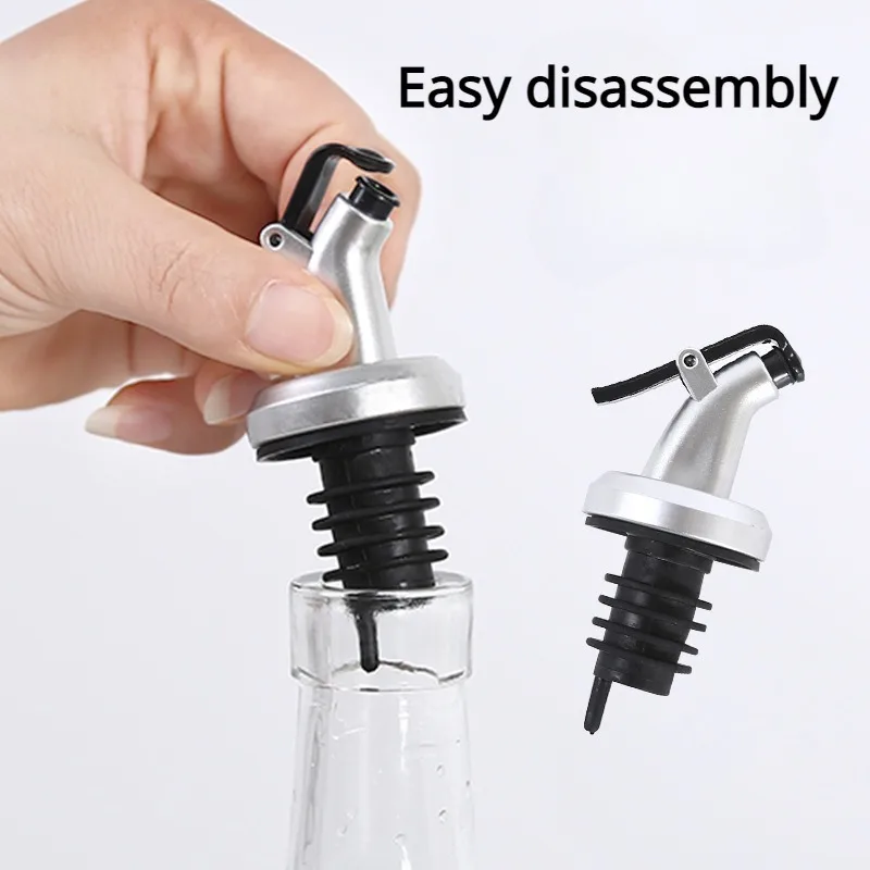 3pcs Olive Oil Spouts Oil Vinegar Bottle Stopper Spout Leakproof Nozzle Dispenser Creative Leakproof Silicone Bottle Stopper