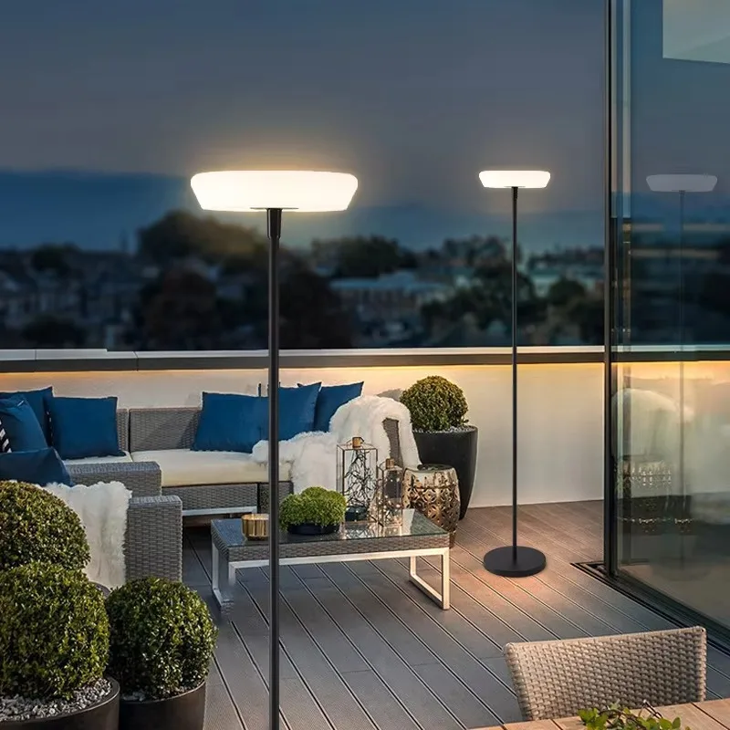 Outdoor waterproof solar lawn light USB charging simple modern villa garden landscape courtyard prize lighting