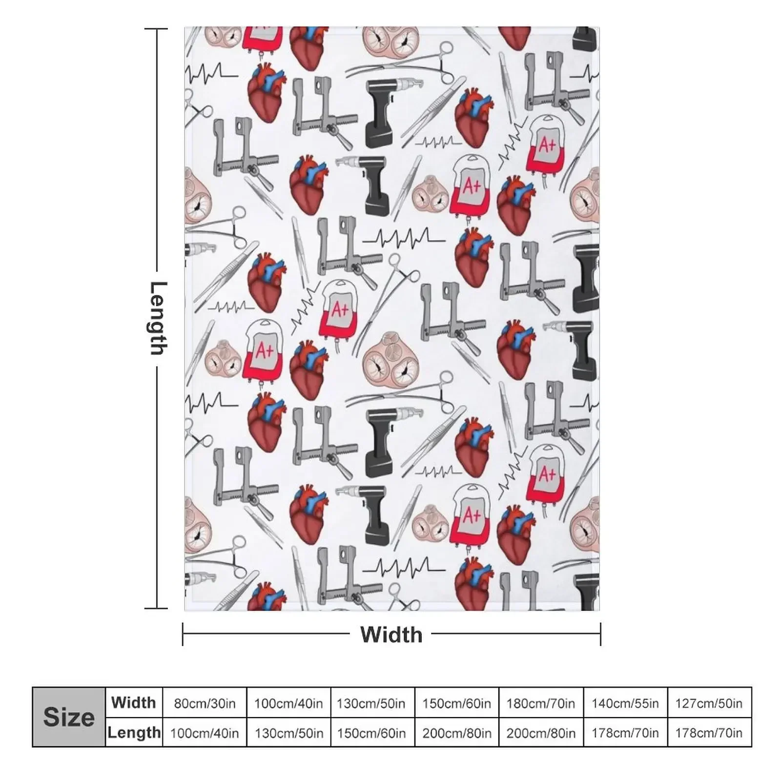 cardiac surgery Throw Blanket Moving Plaid Soft Large halloween Summer Blankets