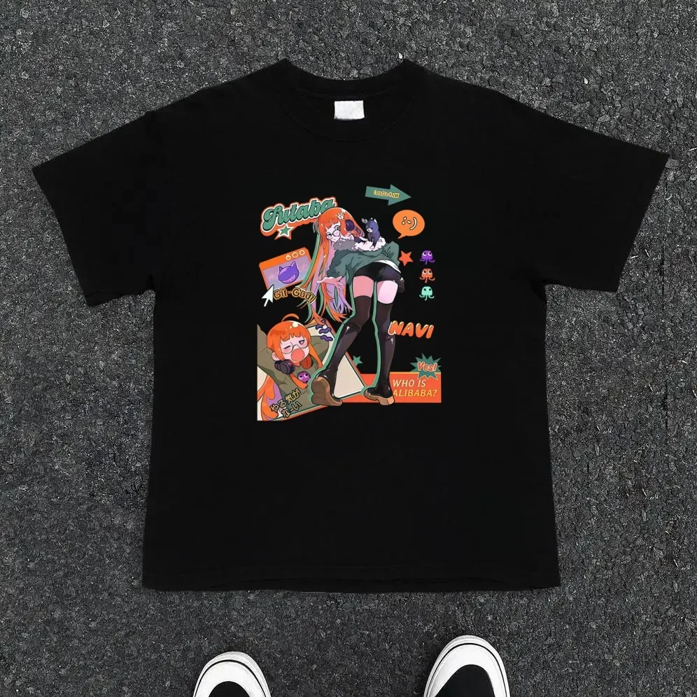 

Anime Cute Girl Printed Short-sleeved T-shirt, Fashionable, Fun and Versatile Top