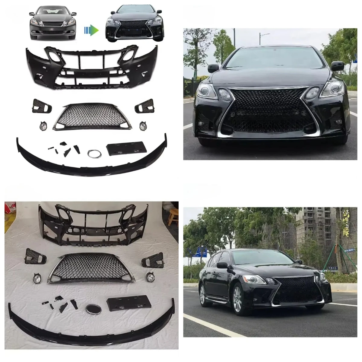 Stlf 2005-2012 Gs300 Gs350 New Gs Design Body Kit Part Car Bumpers